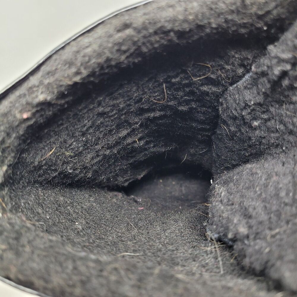 Coach Peggey Boots Womens 7.5 Signature Black Peggy Lace Up Mid-Calf Winter Snow - Picture 6 of 7